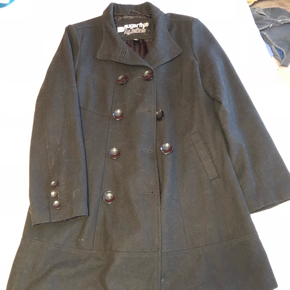 Sugarfly black pea coat